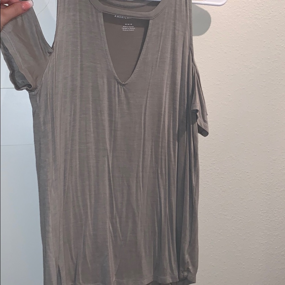 American Eagle Off the shoulder Soft and Sexy Tee